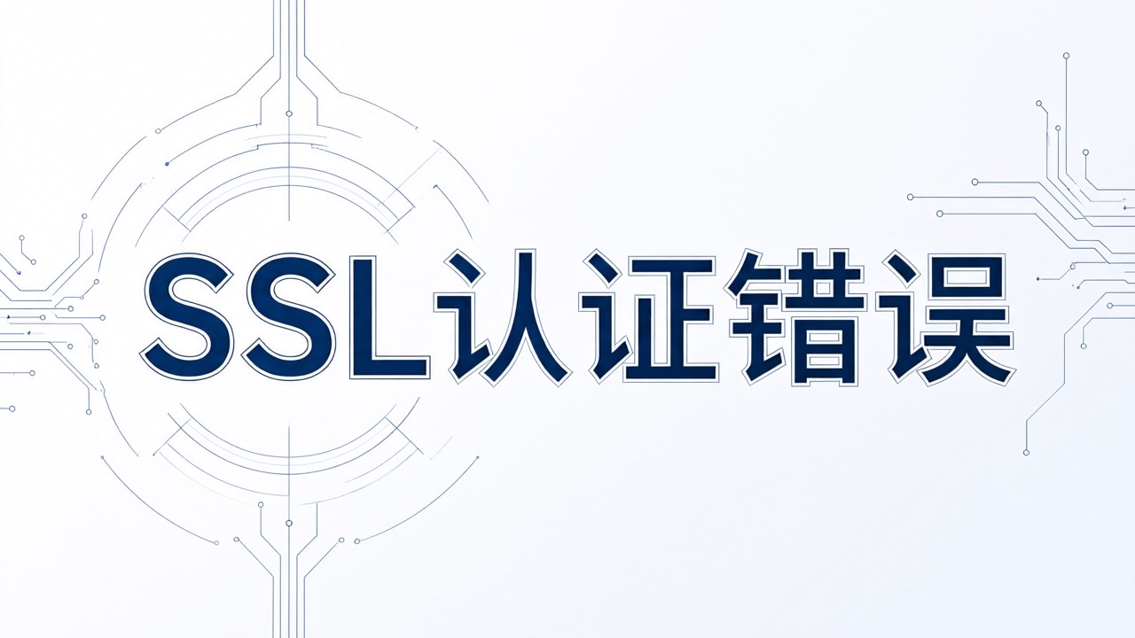 SSL认证错误